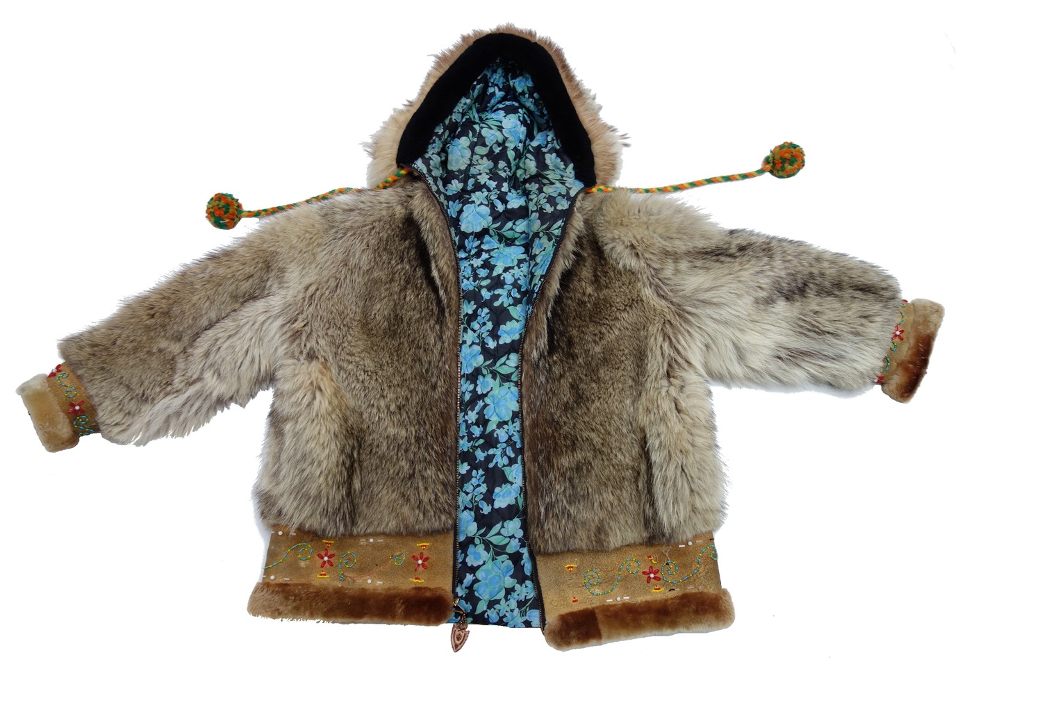 Eskimo parka from among the Yup'ik, Alaska (1980s; TRC 2020.0400).