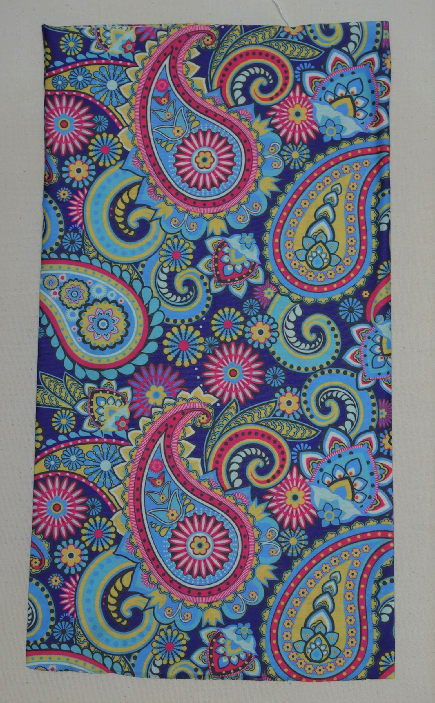 Gaiter with buteh/paisley motifs. This type was often used to cover the mouth (and beard) during the corona pandemic (TRC 2020.3688).