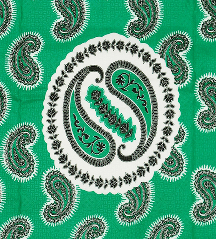 Length of African wax print, made in China, early 21st century (TRC 2020.3841).