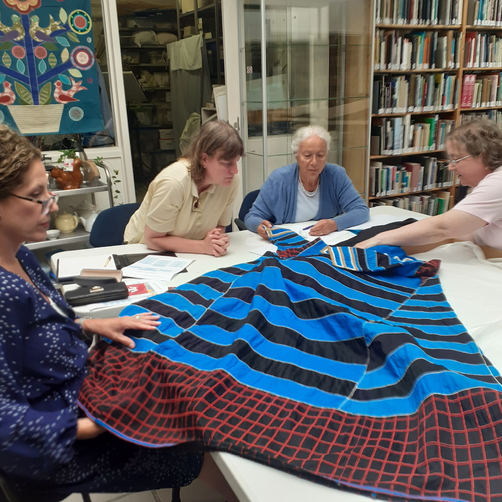 TRC work on the 25th July 2020: Middle Eastern embroidery. Photogaph: Fatima Abbadi.