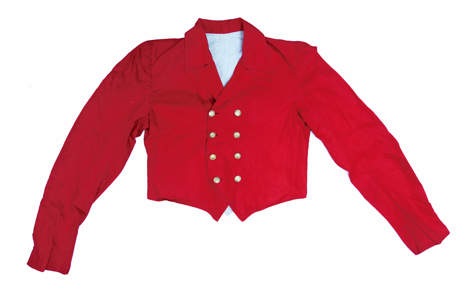 Late 19th century military style jacket for a young woman, the Netherlands (TRC 2021.0191).