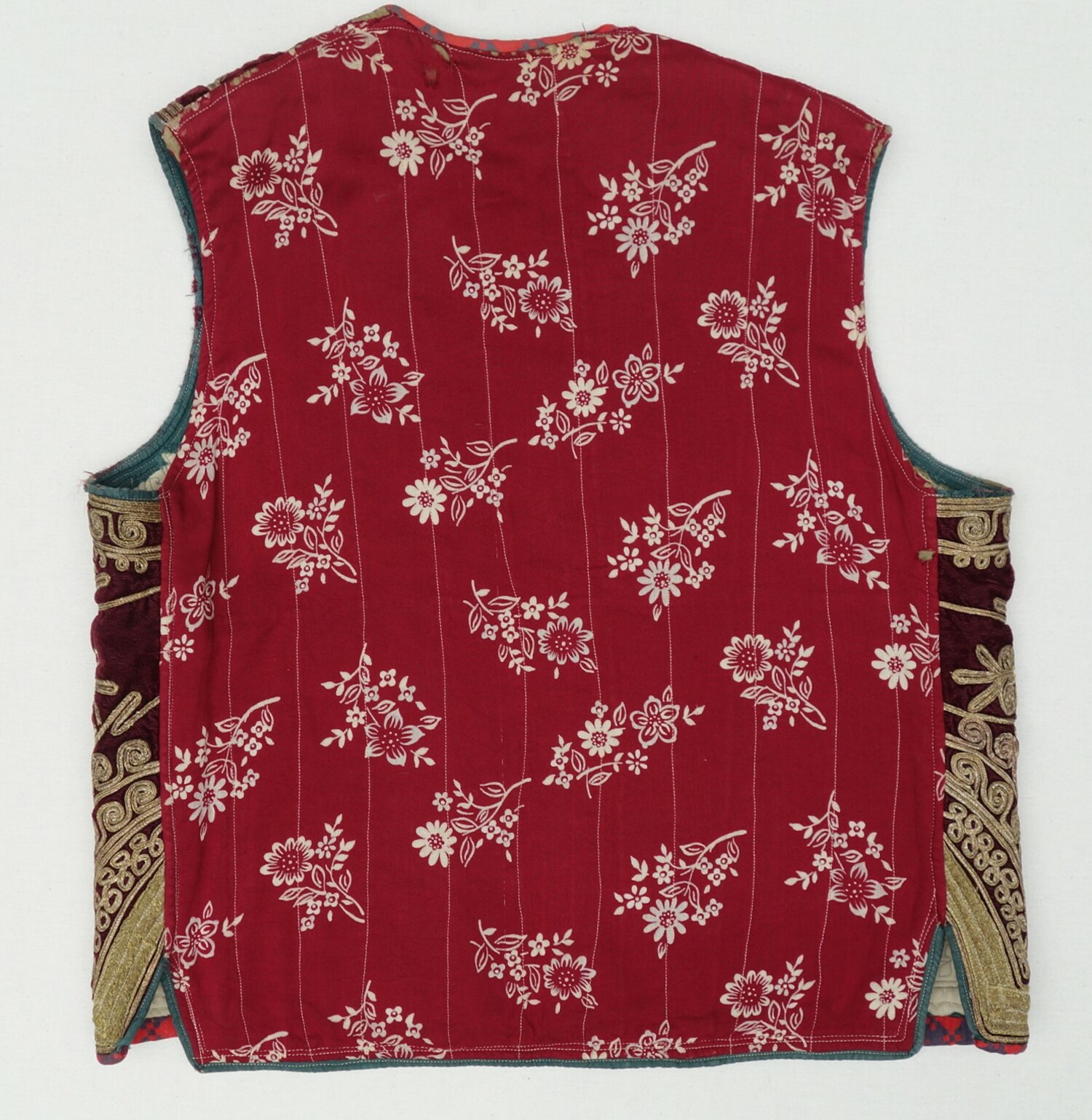 Back of Afghan waistcoat TRC 2021.2551.