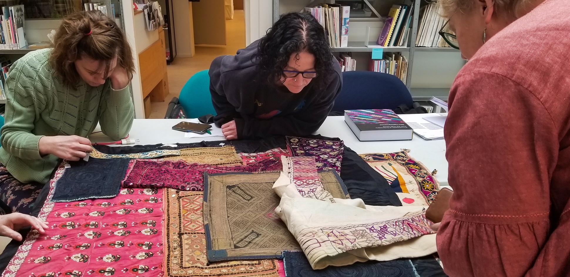 Participants of the February 2022 edition of the TRC Intensive Textile Course. Photograph by author.