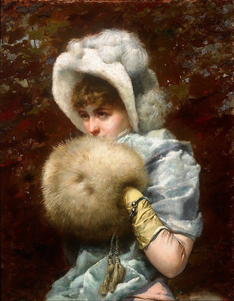 Francesc Masriera, 'Winter 1882'.  Museu Nacional d'Art de Catalunya. Public domain.