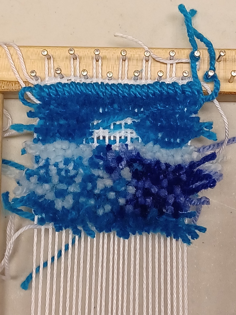 The trying world of self-made velvet. Photograph by author.