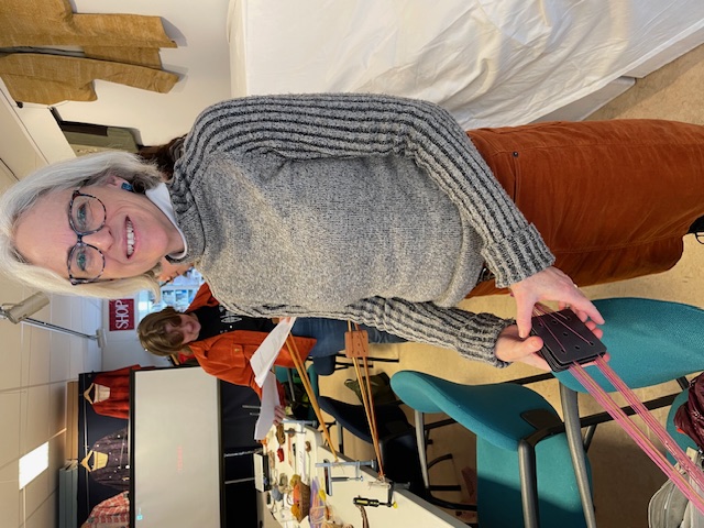 The author at a TRC workshop, February 2025 (photograoh by Hannah Nesmith-Beck)