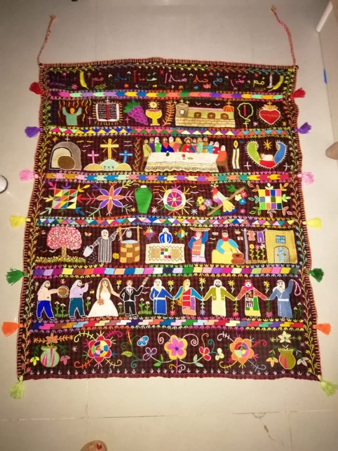 A charuga being made in northern Iraq by Suzan Sukari for the TRC in Leiden.