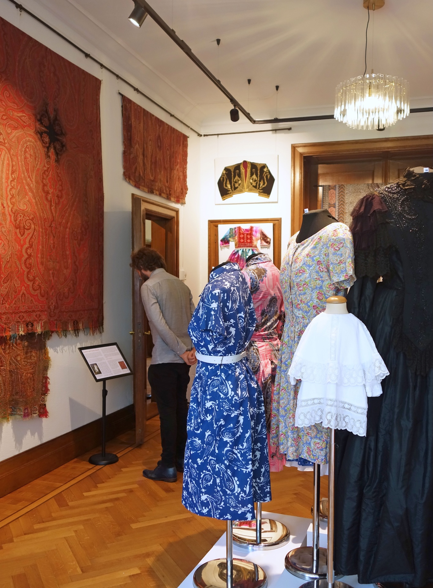 Paisley exhibition at the TRC. Photograph by the author.