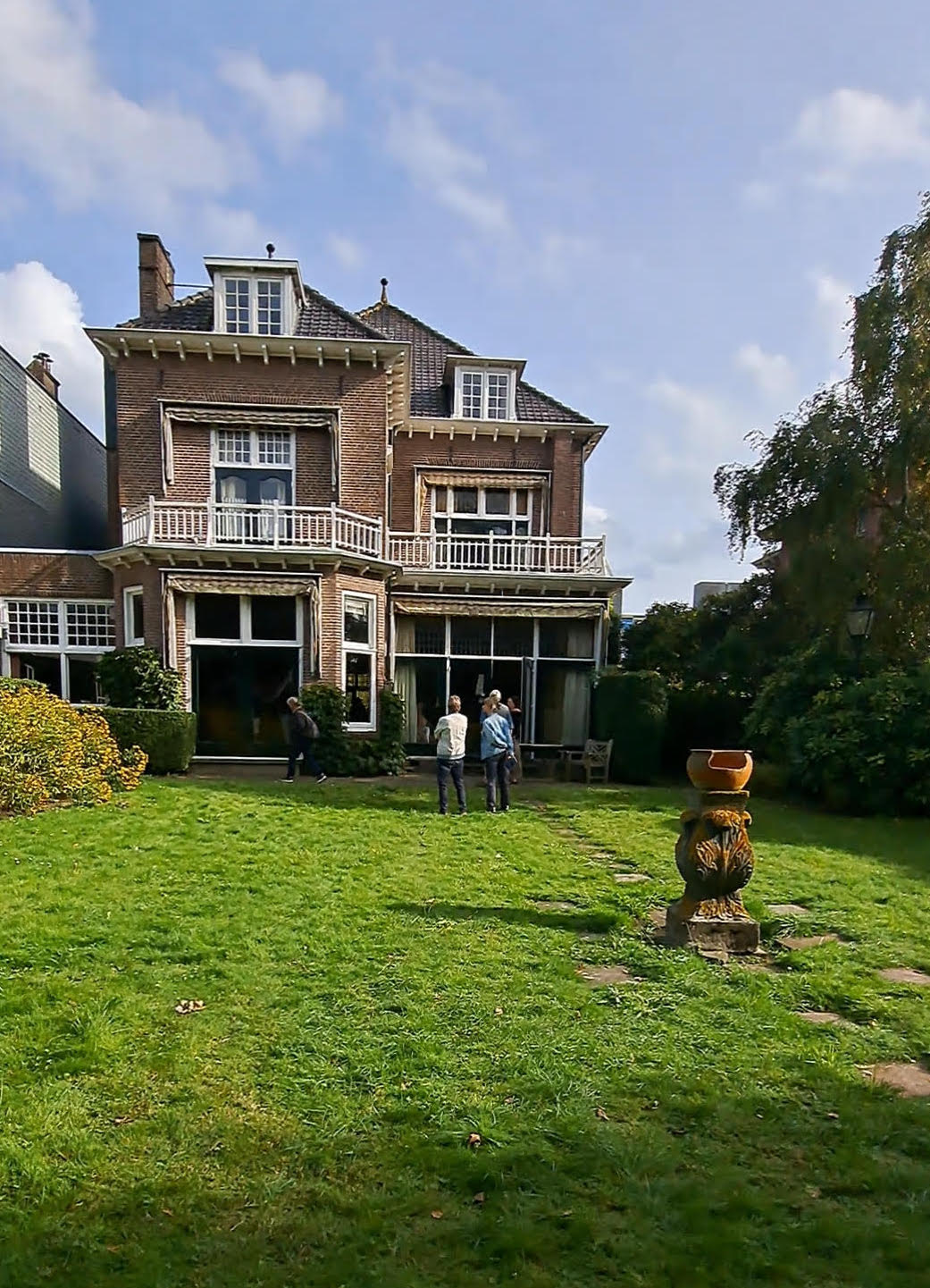 The new home of the TRC, from the garden. Photograph: Willem Vogelsang.