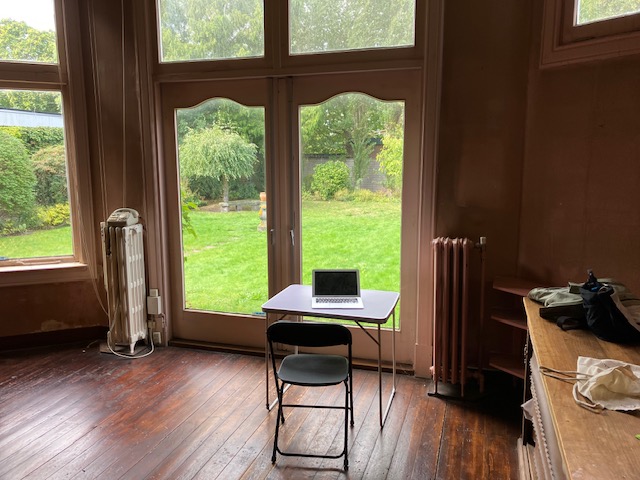 The garden of Boerhaavelaan 6, as seen from the study.