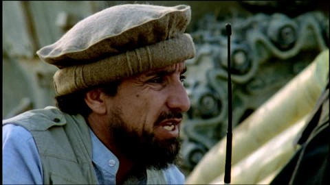 Ahmad Shah Massud, wearing a pakol, killed on 9 September 2001 by (apparently) Moroccan followers of Osama bin Laden, carrying Belgian passports.