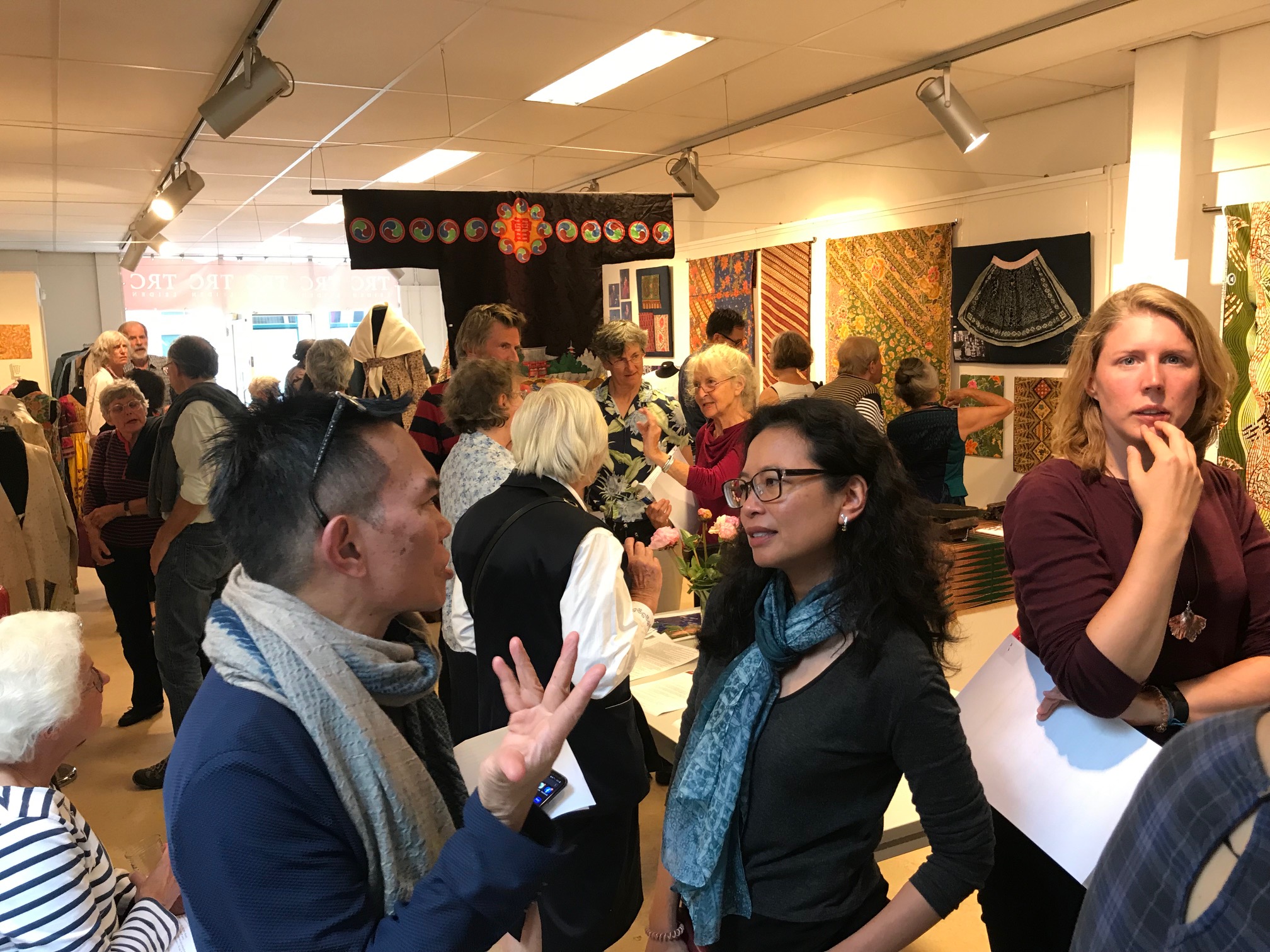 Opening of the Out of Asia exhibition, TRC, 14th July 2019. Photograph: Willem Vogelsang.