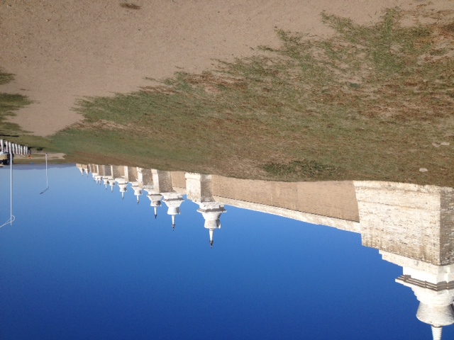 Kharkhorin / Karakorum, with the walls of the Erdene Zuu monastic complex. Photograph: Willem Vogelsang