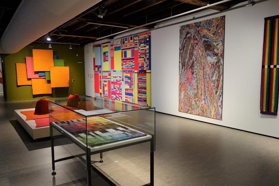 Textiel Museum Tilburg. Exhibition 'Colour & Abstraction - Generations in Dialogue'.